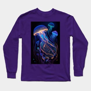 Jellyfish family Long Sleeve T-Shirt